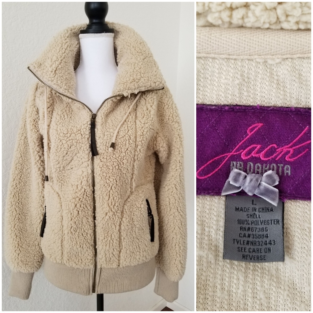 BB Dakota Jack Sherpa Jacket size Large